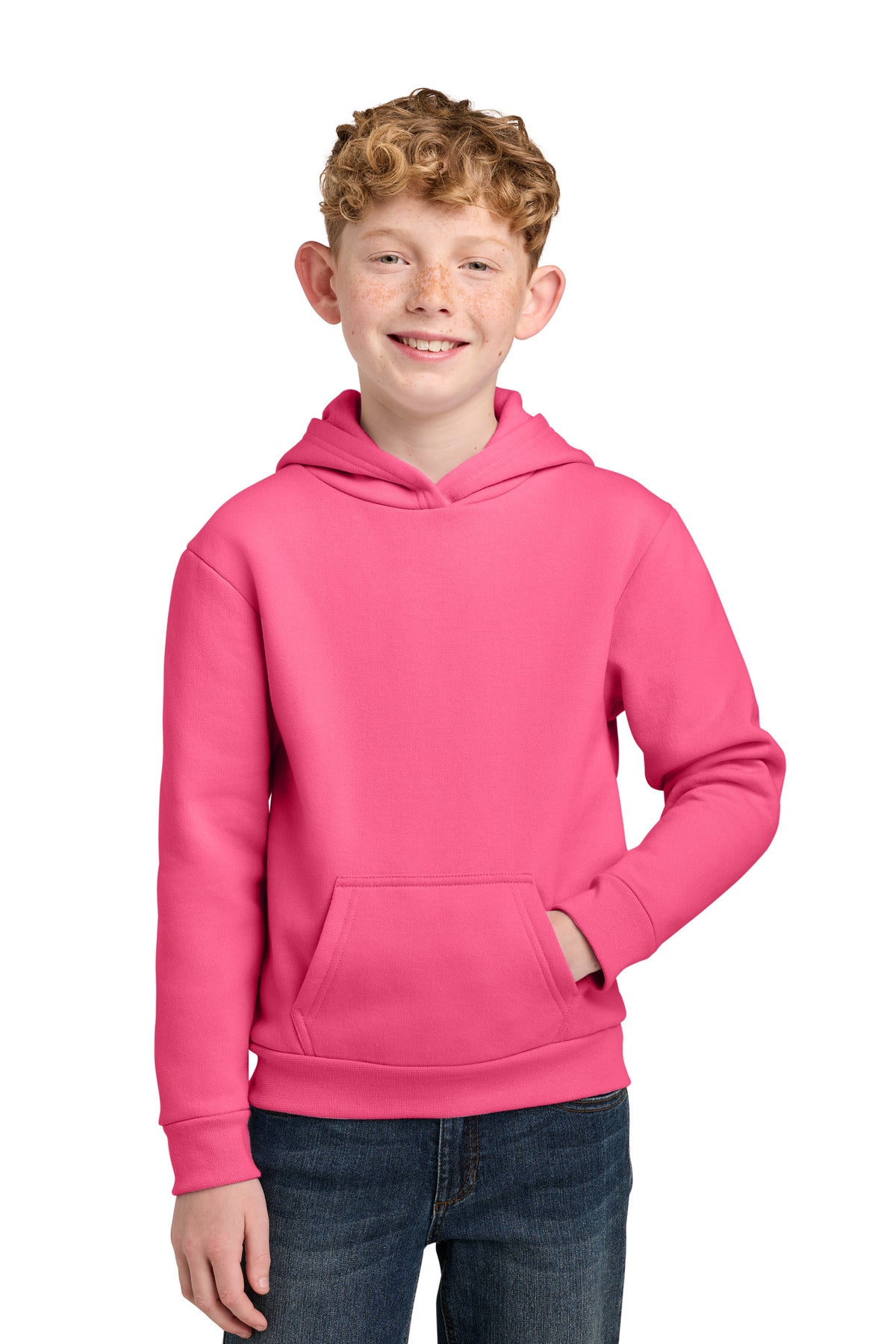 Port & Co™ Youth Easy Fleece Pullover Hooded Sweatshirt PC68YH