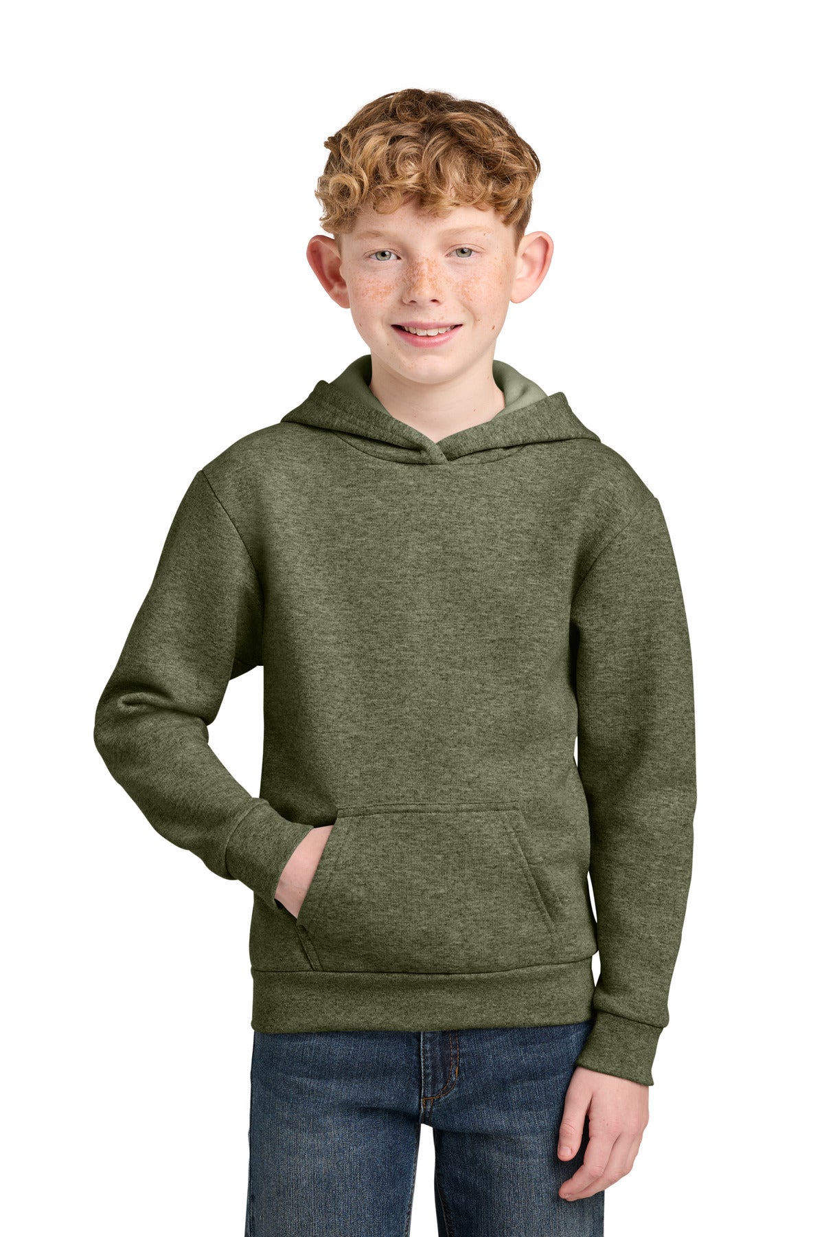 Port & Co™ Youth Easy Fleece Pullover Hooded Sweatshirt PC68YH