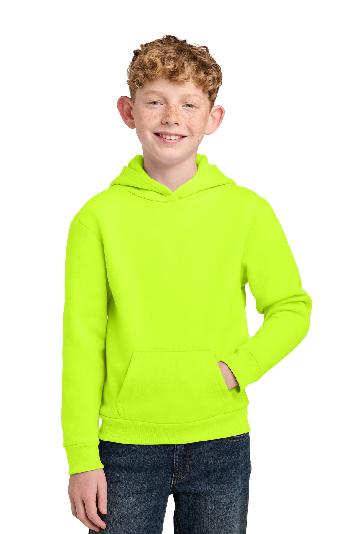 Port & Co™ Youth Easy Fleece Pullover Hooded Sweatshirt PC68YH