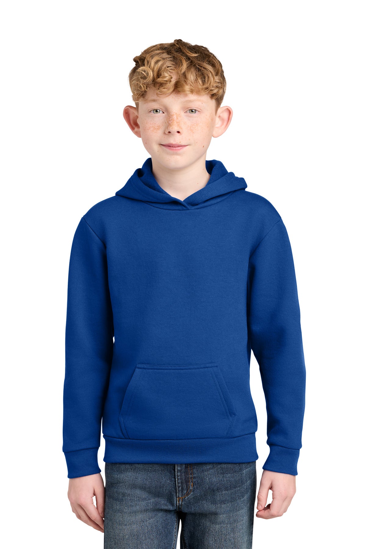 Port & Co™ Youth Easy Fleece Pullover Hooded Sweatshirt PC68YH