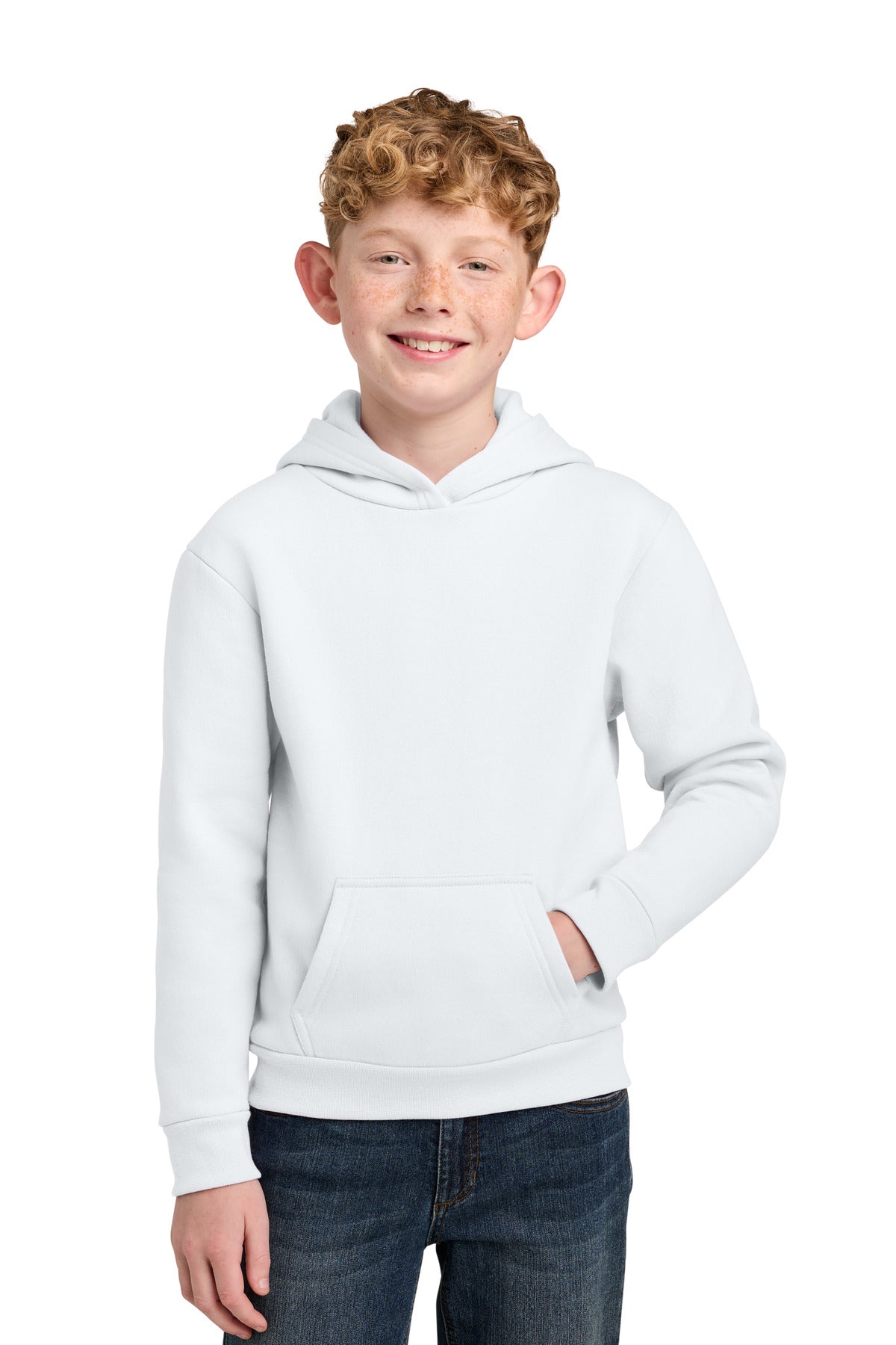 Port & Co™ Youth Easy Fleece Pullover Hooded Sweatshirt PC68YH