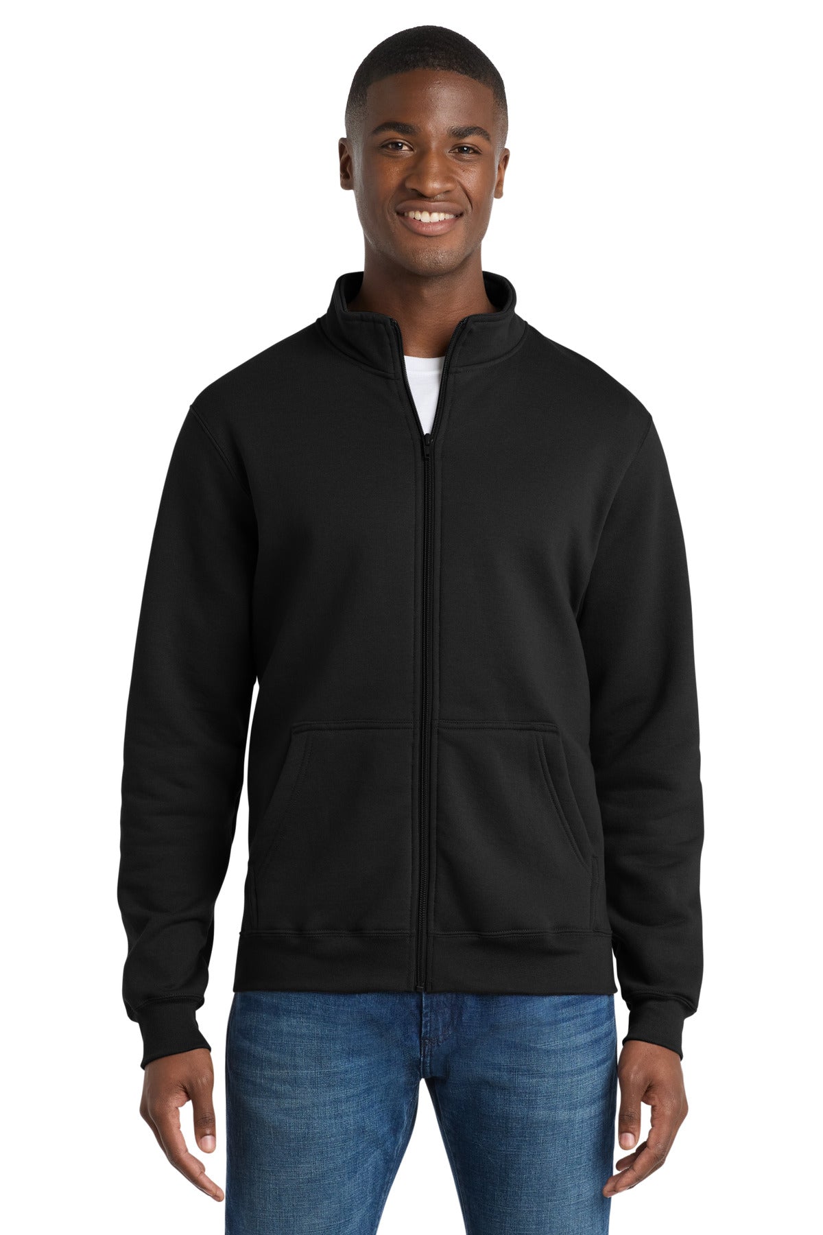 Port & Co™ Core Fleece Cadet Full-Zip Sweatshirt PC78FZ