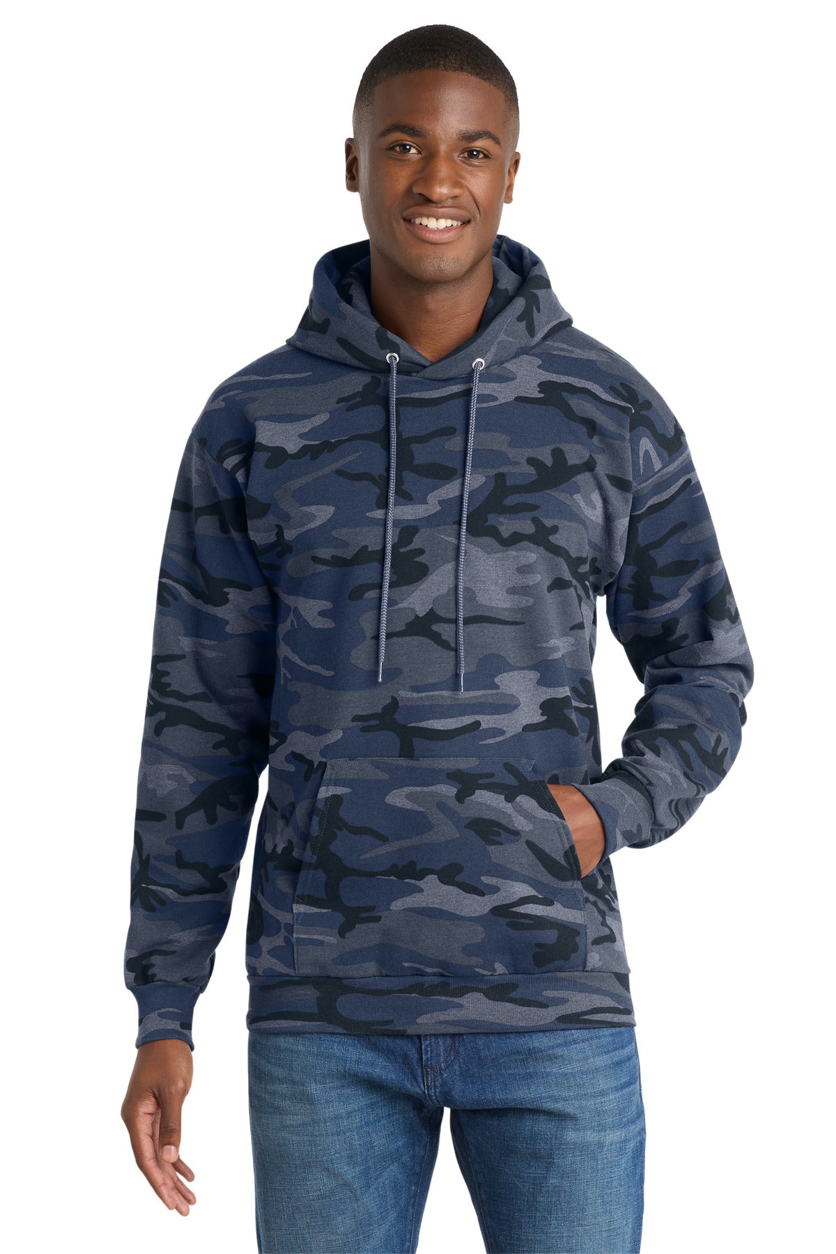 未使用品　SILAS CAMO SWEAT HOODIE L ネイビー SILAS（サイラス） パーカー CORP ZIP SWEAT HOODIE メンズ レディース
