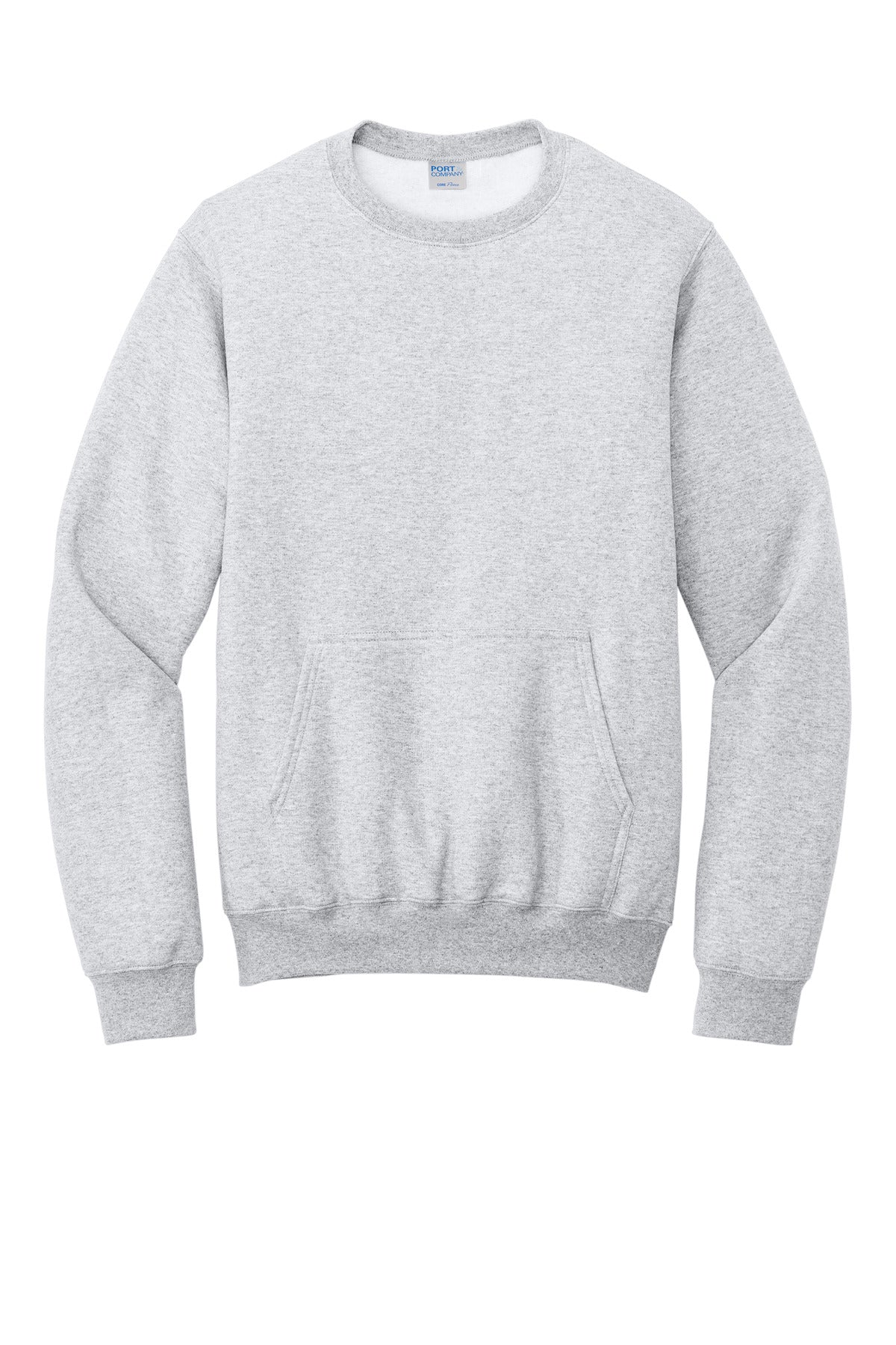 Port & Co® Core Fleece Crewneck Pocket Sweatshirt PC78PKT – SanMar
