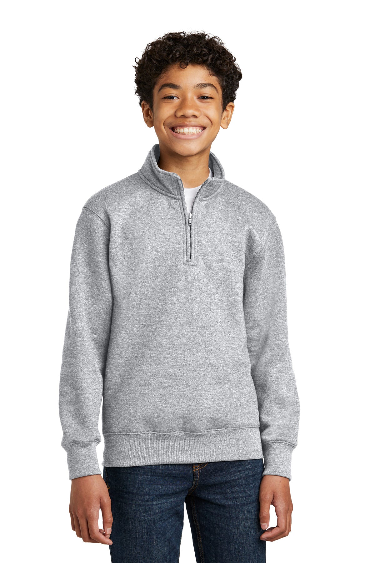 Port & Co™ Youth Core Fleece 1/4-Zip Pullover Sweatshirt PC78YQ