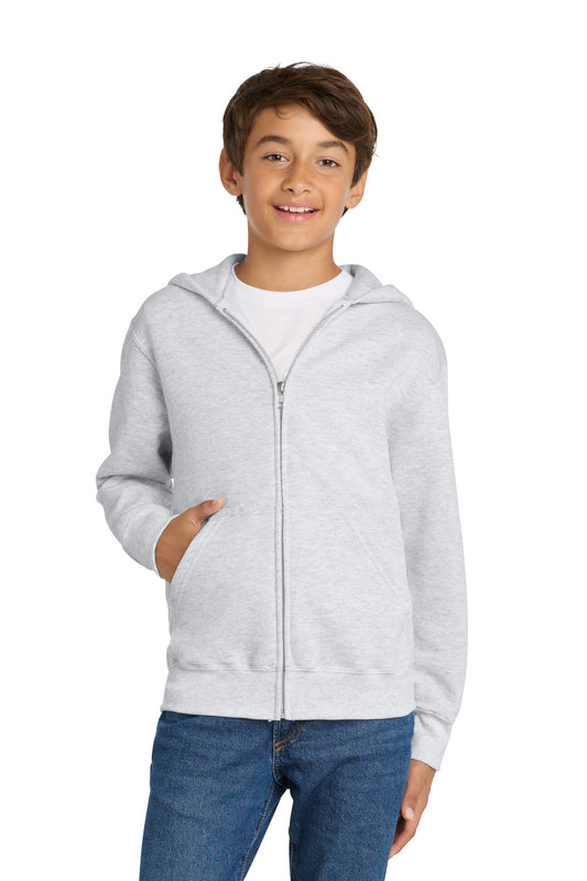 Port & Co™ Youth Core Fleece Full-Zip Hooded Sweatshirt PC78YZH
