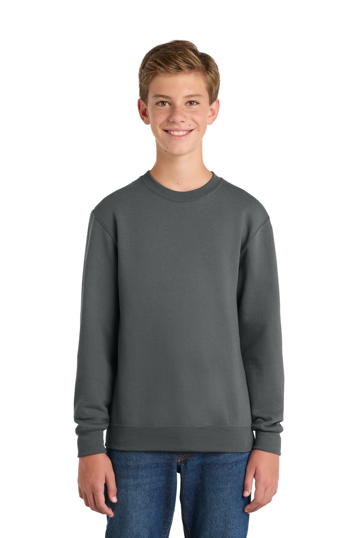 Port & Co™ Youth Core Fleece Crewneck Sweatshirt PC78Y
