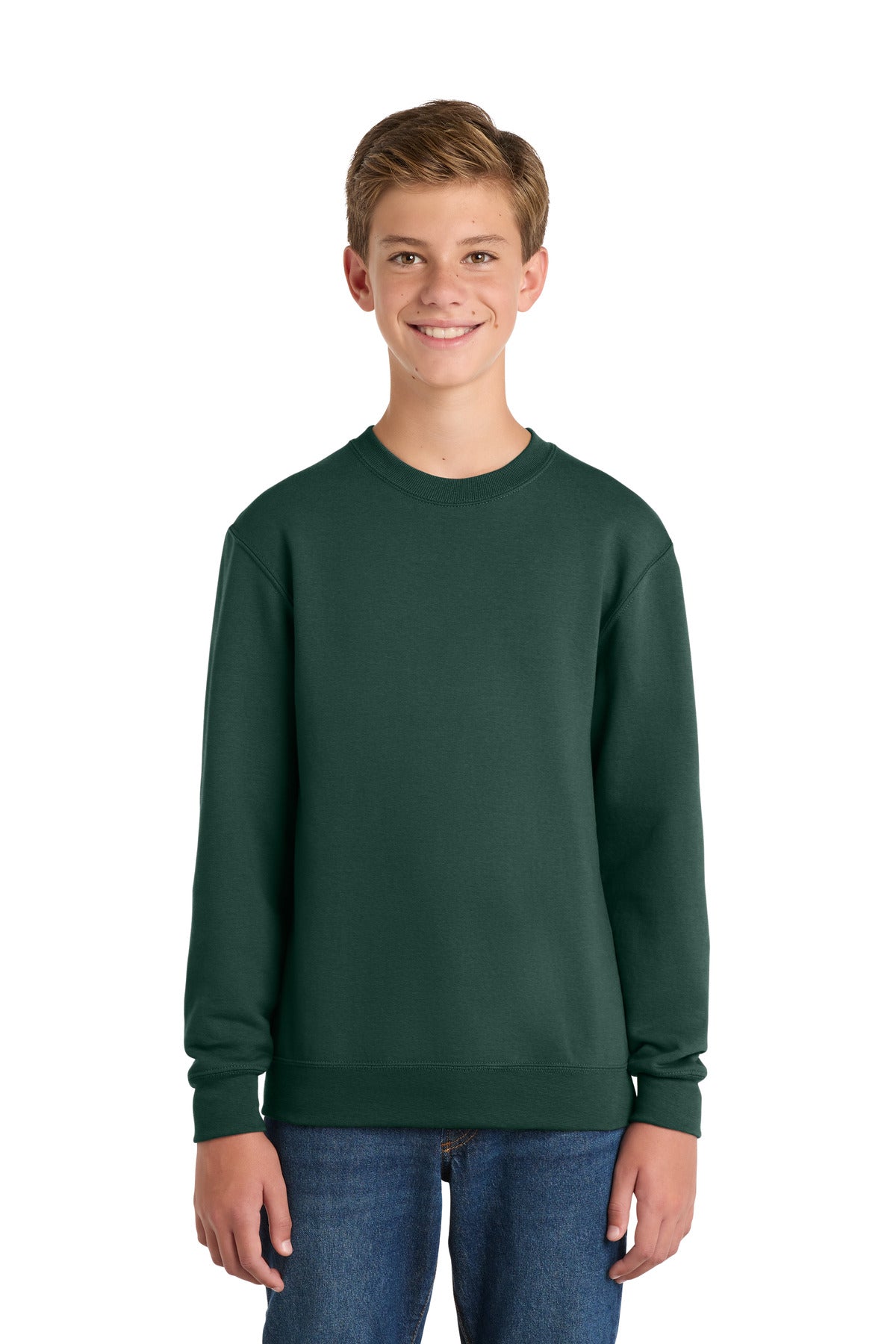 Port & Co™ Youth Core Fleece Crewneck Sweatshirt PC78Y