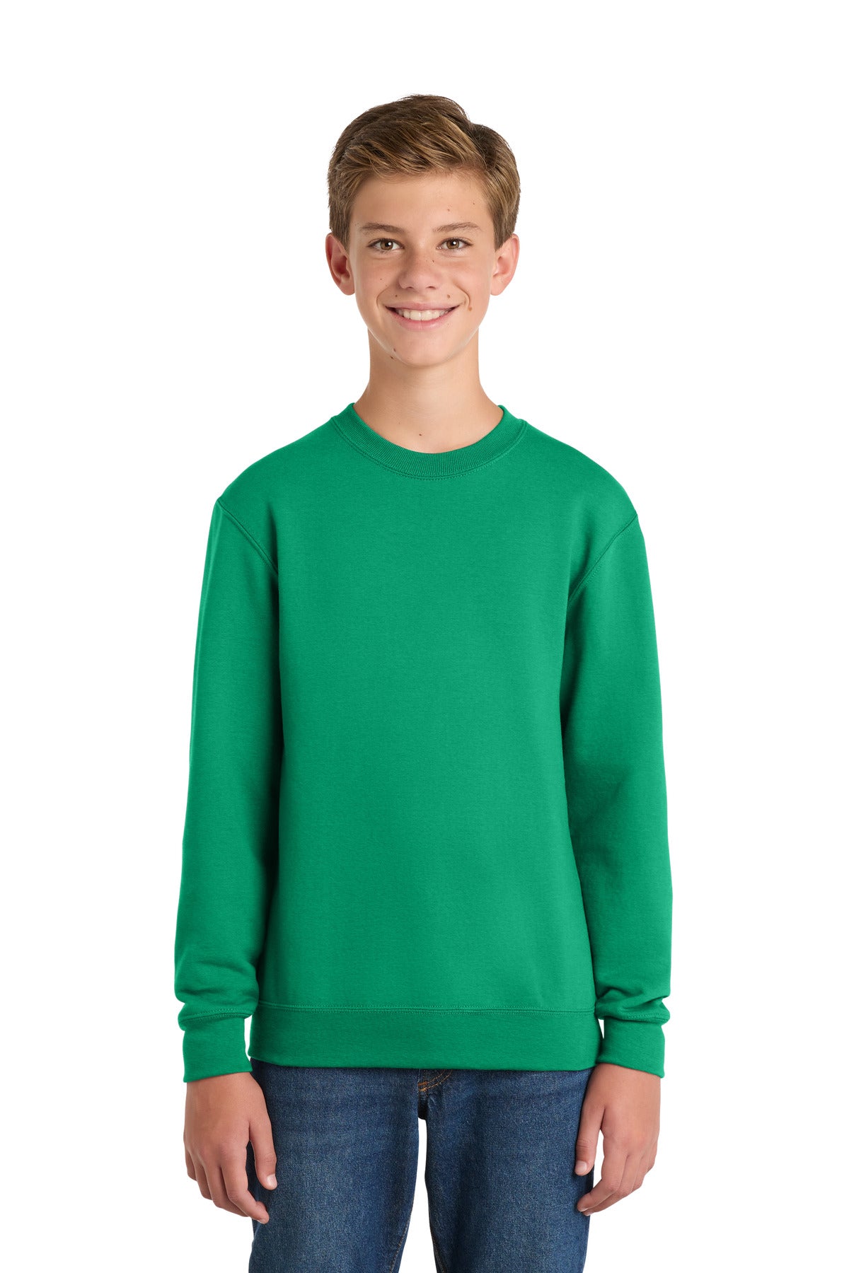 Port & Co™ Youth Core Fleece Crewneck Sweatshirt PC78Y