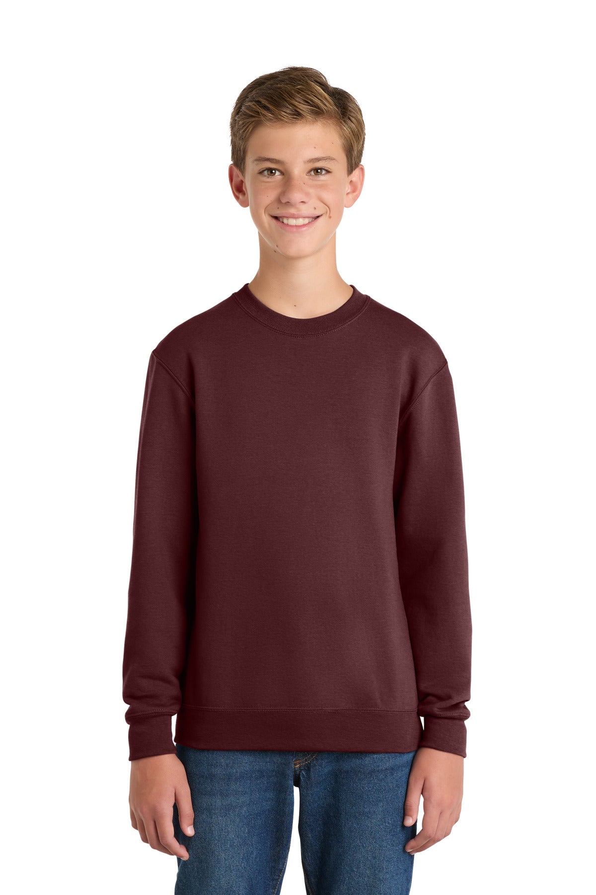Port & Co™ Youth Core Fleece Crewneck Sweatshirt PC78Y