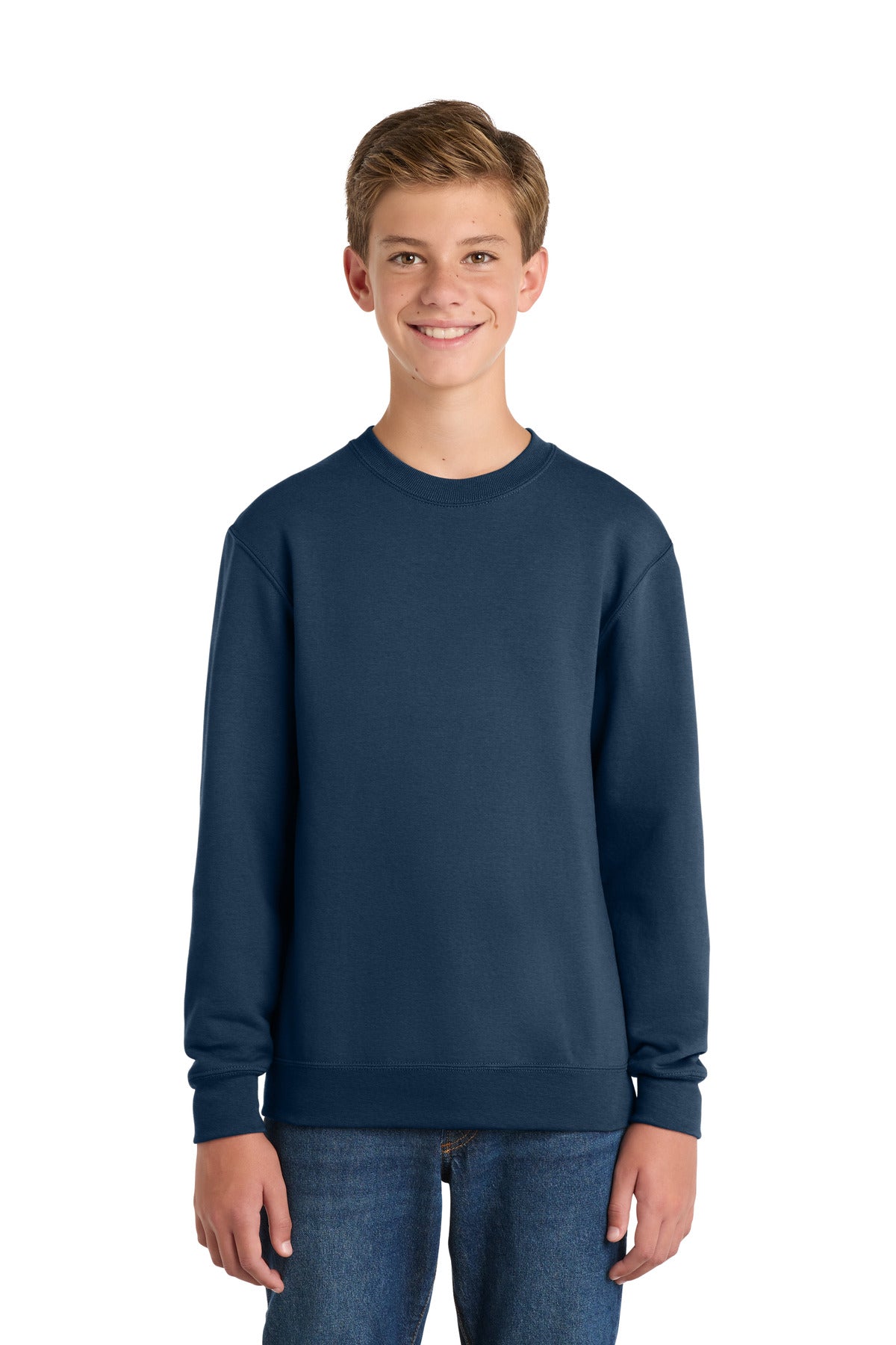 Port & Co™ Youth Core Fleece Crewneck Sweatshirt PC78Y