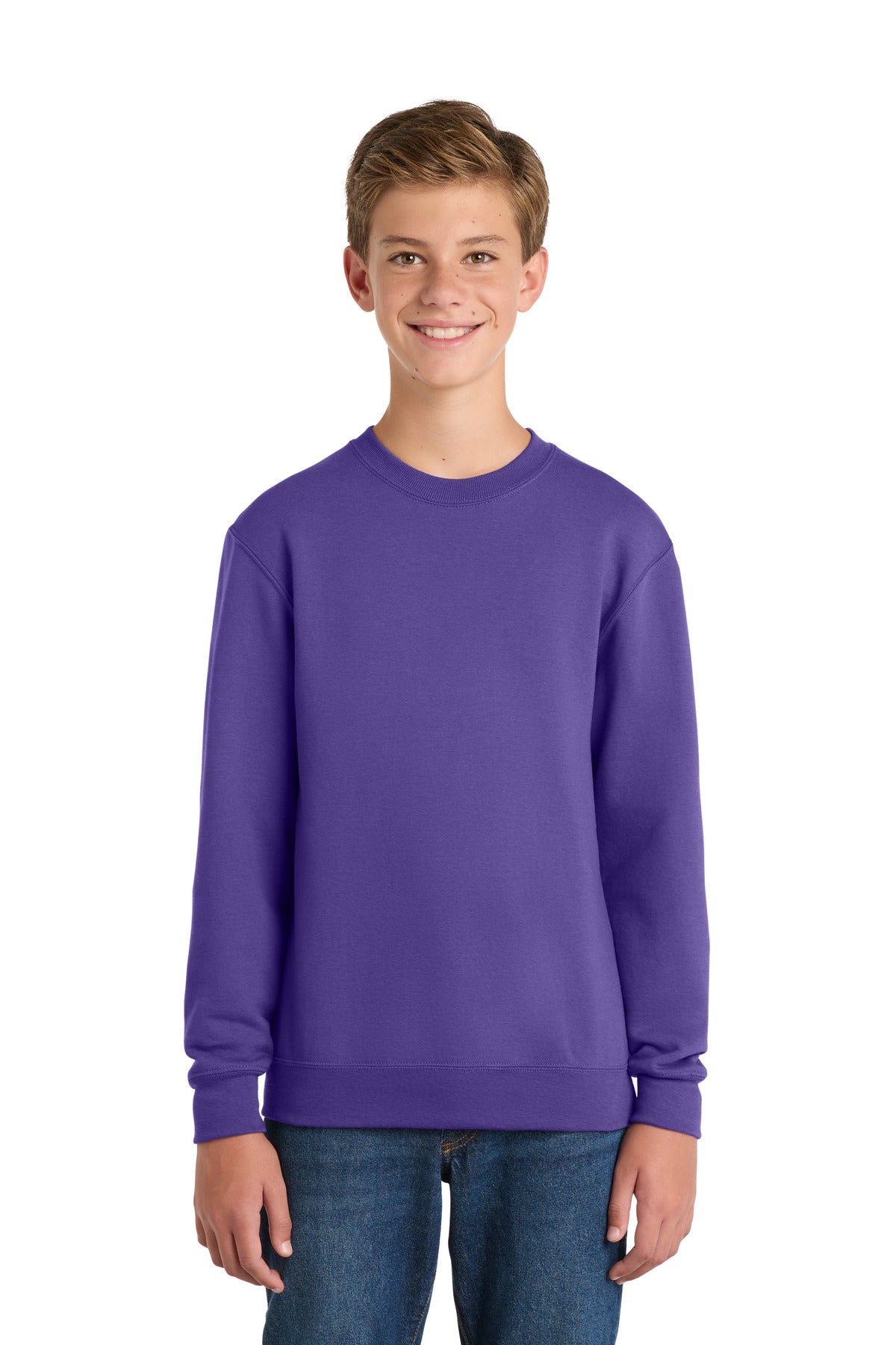 Port & Co™ Youth Core Fleece Crewneck Sweatshirt PC78Y