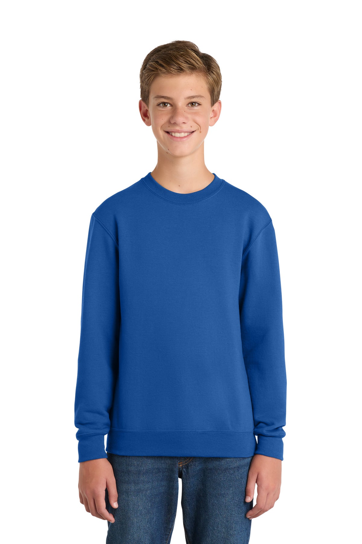 Port & Co™ Youth Core Fleece Crewneck Sweatshirt PC78Y