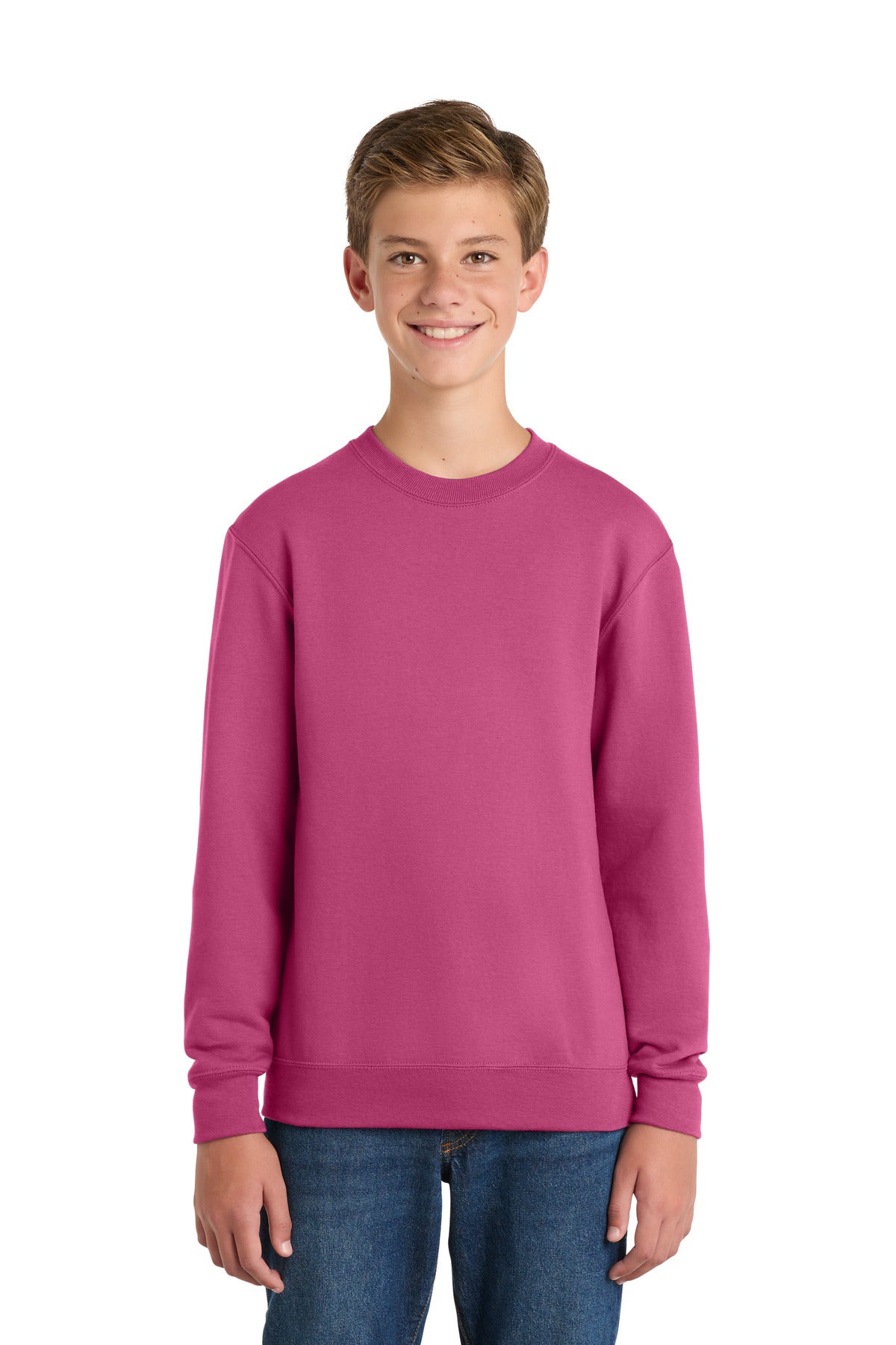 Port & Co™ Youth Core Fleece Crewneck Sweatshirt PC78Y