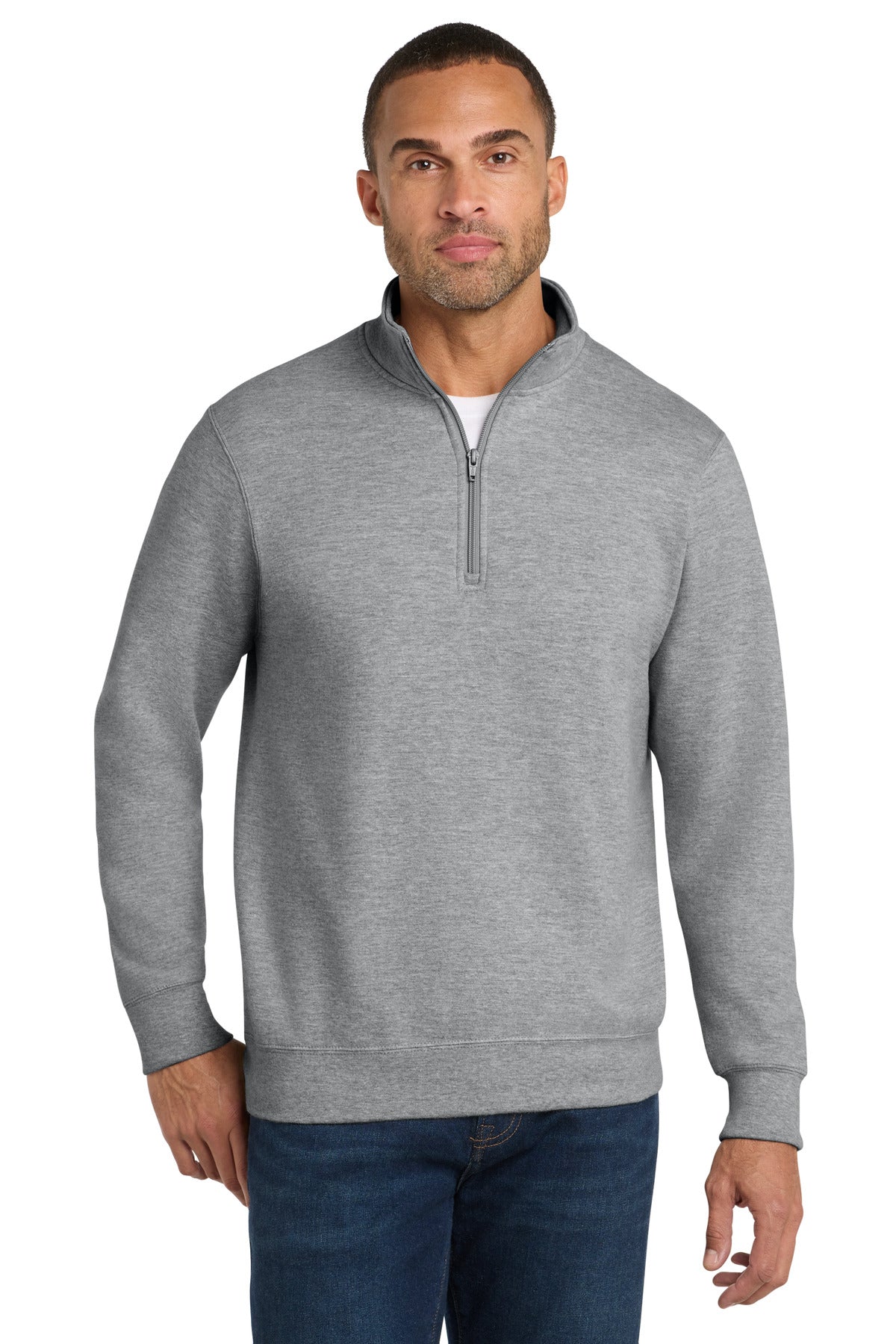 Port & Co™ Fan Favorite Fleece 1/4-Zip Pullover Sweatshirt. PC850Q