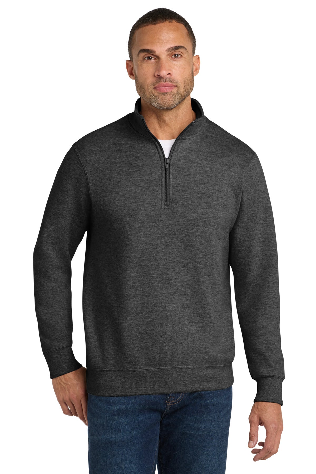 Port & Co™ Fan Favorite Fleece 1/4-Zip Pullover Sweatshirt. PC850Q