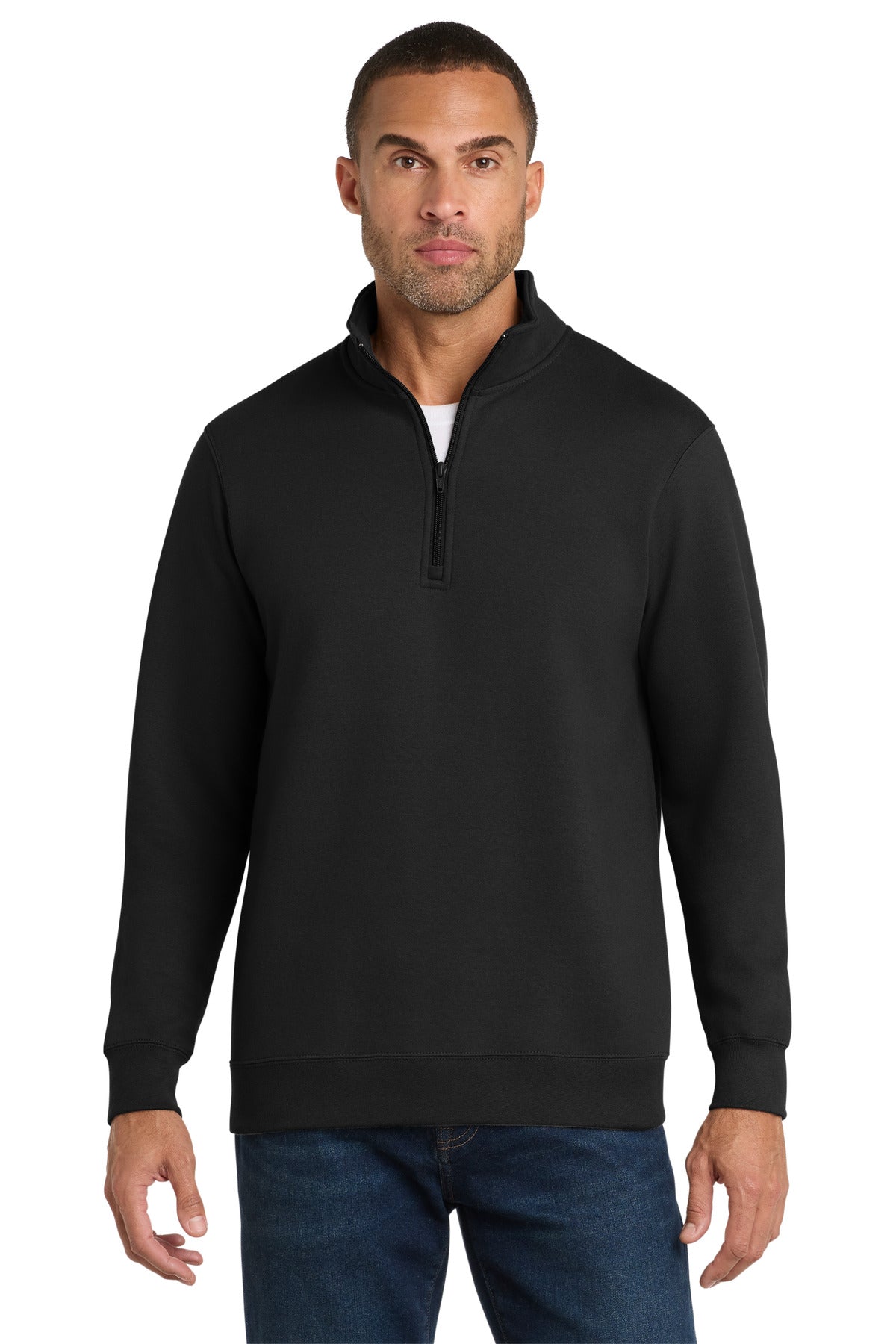 Port & Co™ Fan Favorite Fleece 1/4-Zip Pullover Sweatshirt. PC850Q