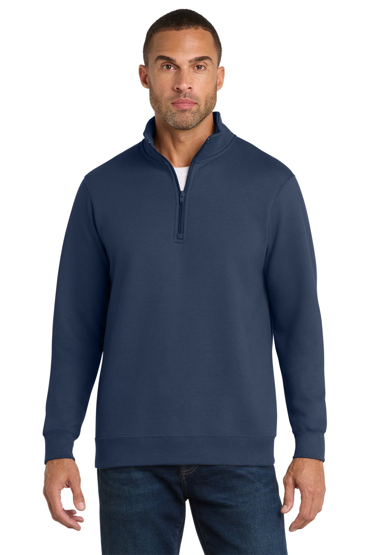 Port & Co™ Fan Favorite Fleece 1/4-Zip Pullover Sweatshirt. PC850Q
