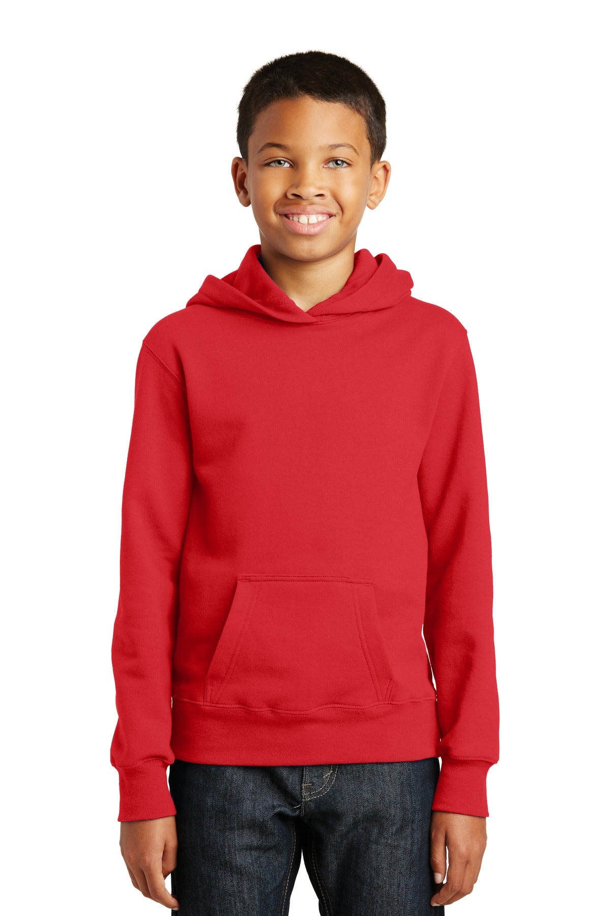 Port & Co™ Youth Fan Favorite Fleece Pullover Hooded Sweatshirt. PC850YH