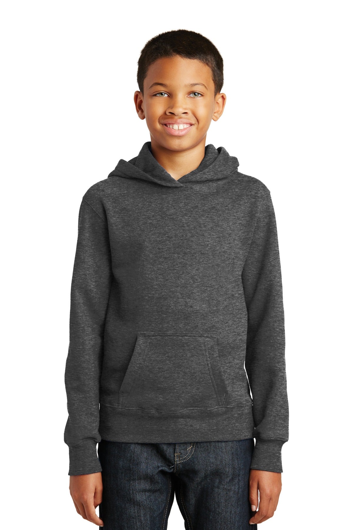 Port & Co™ Youth Fan Favorite Fleece Pullover Hooded Sweatshirt. PC850YH