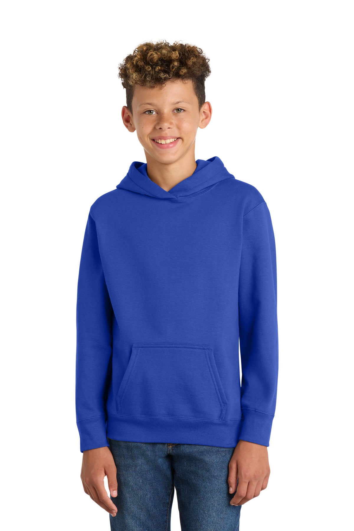 Port & Co™ Youth Fan Favorite Fleece Pullover Hooded Sweatshirt. PC850YH