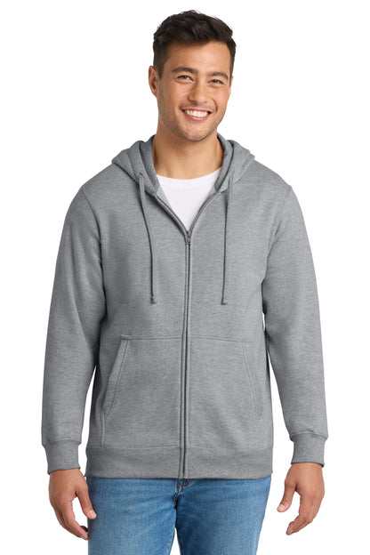 Port & Co™ Fan Favorite Fleece Full-Zip Hooded Sweatshirt. PC850ZH