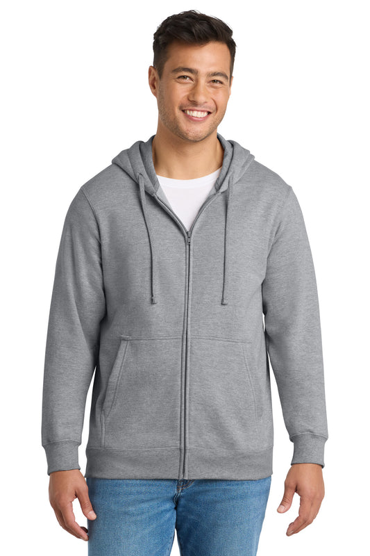 Port & Co™ Fan Favorite Fleece Full-Zip Hooded Sweatshirt. PC850ZH
