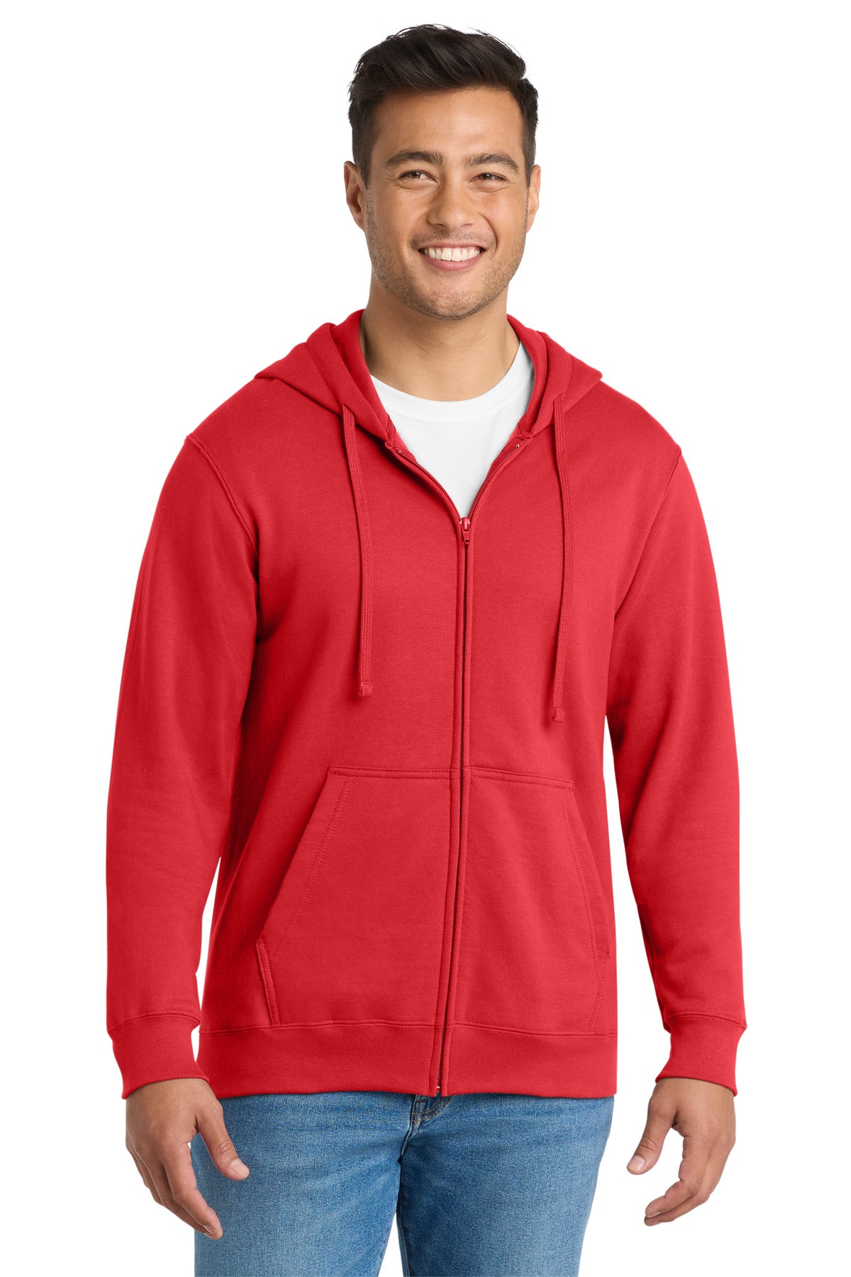 Port & Co™ Fan Favorite Fleece Full-Zip Hooded Sweatshirt. PC850ZH