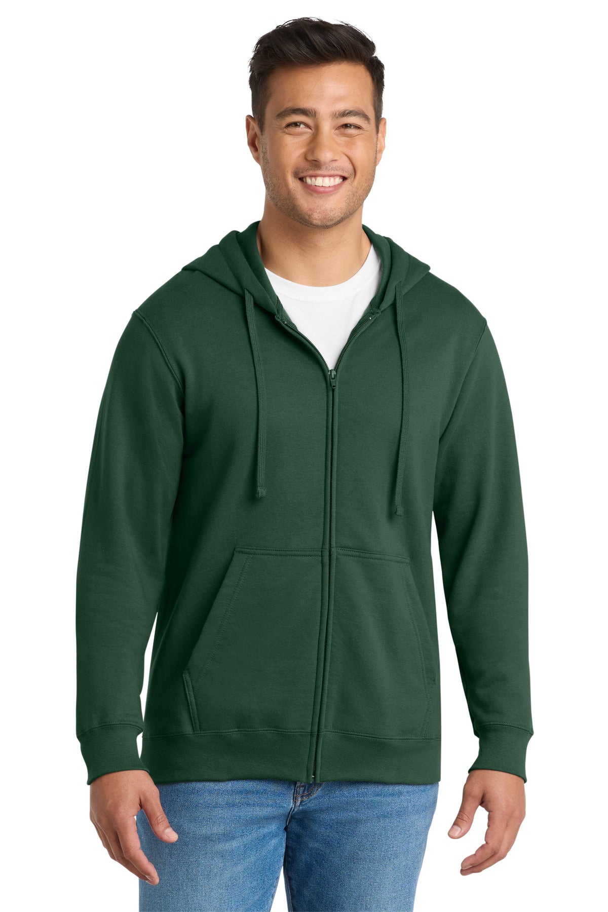 Port & Co™ Fan Favorite Fleece Full-Zip Hooded Sweatshirt. PC850ZH
