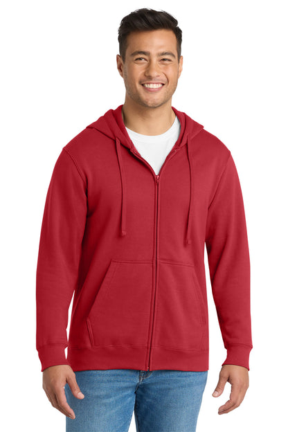 Port & Co™ Fan Favorite Fleece Full-Zip Hooded Sweatshirt. PC850ZH