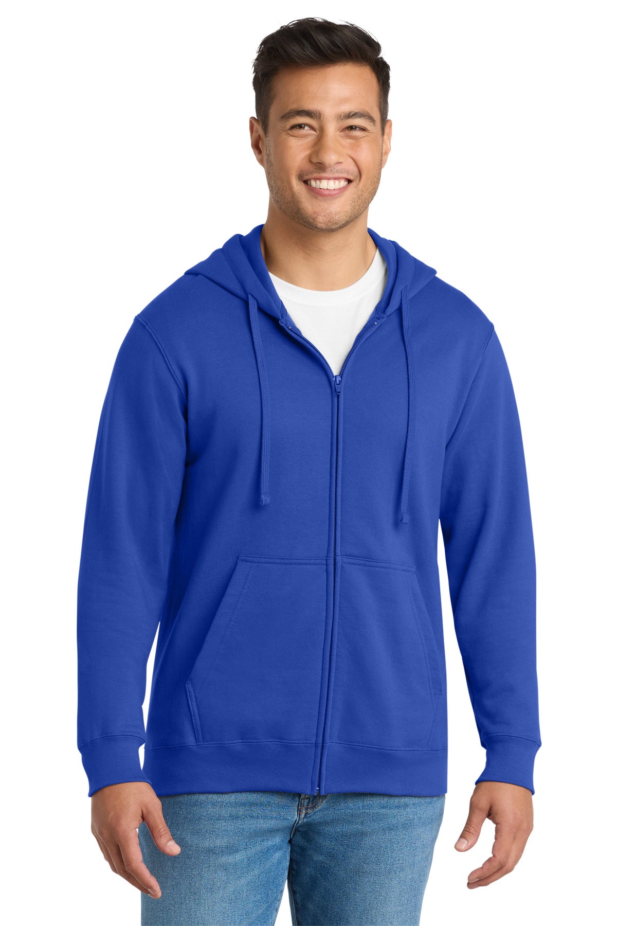 Port & Co™ Fan Favorite Fleece Full-Zip Hooded Sweatshirt. PC850ZH