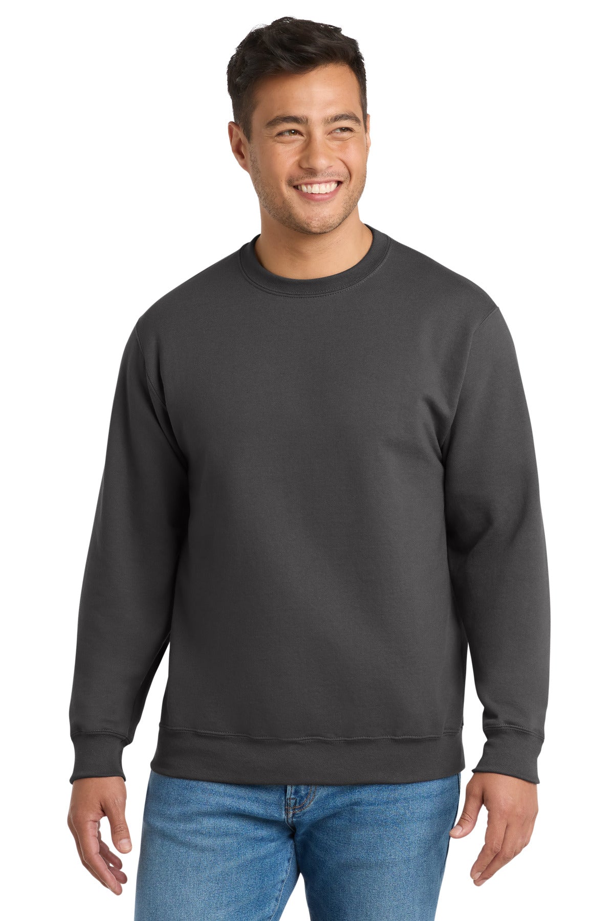 Port & Co™ Tall Essential Fleece Crewneck Sweatshirt. PC90T
