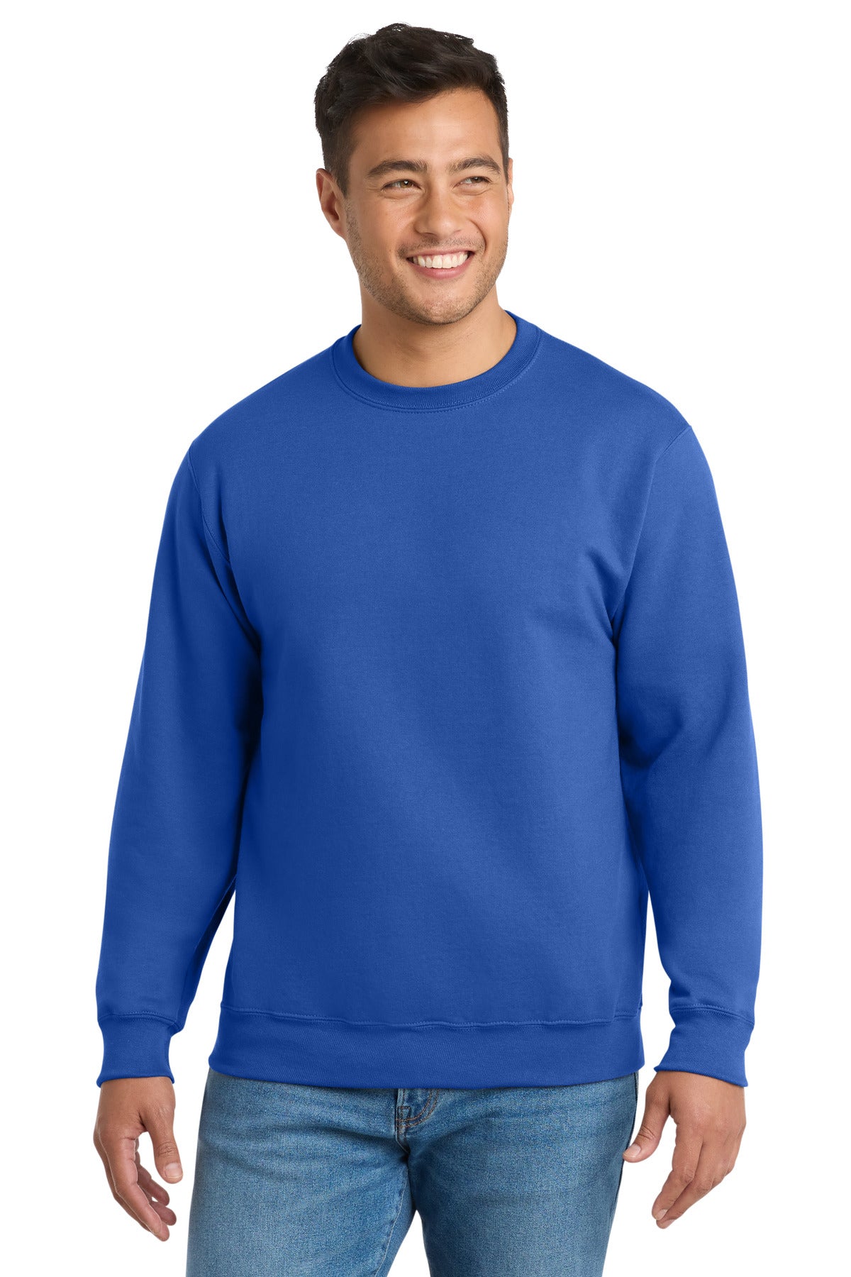 Port & Co™ Tall Essential Fleece Crewneck Sweatshirt. PC90T