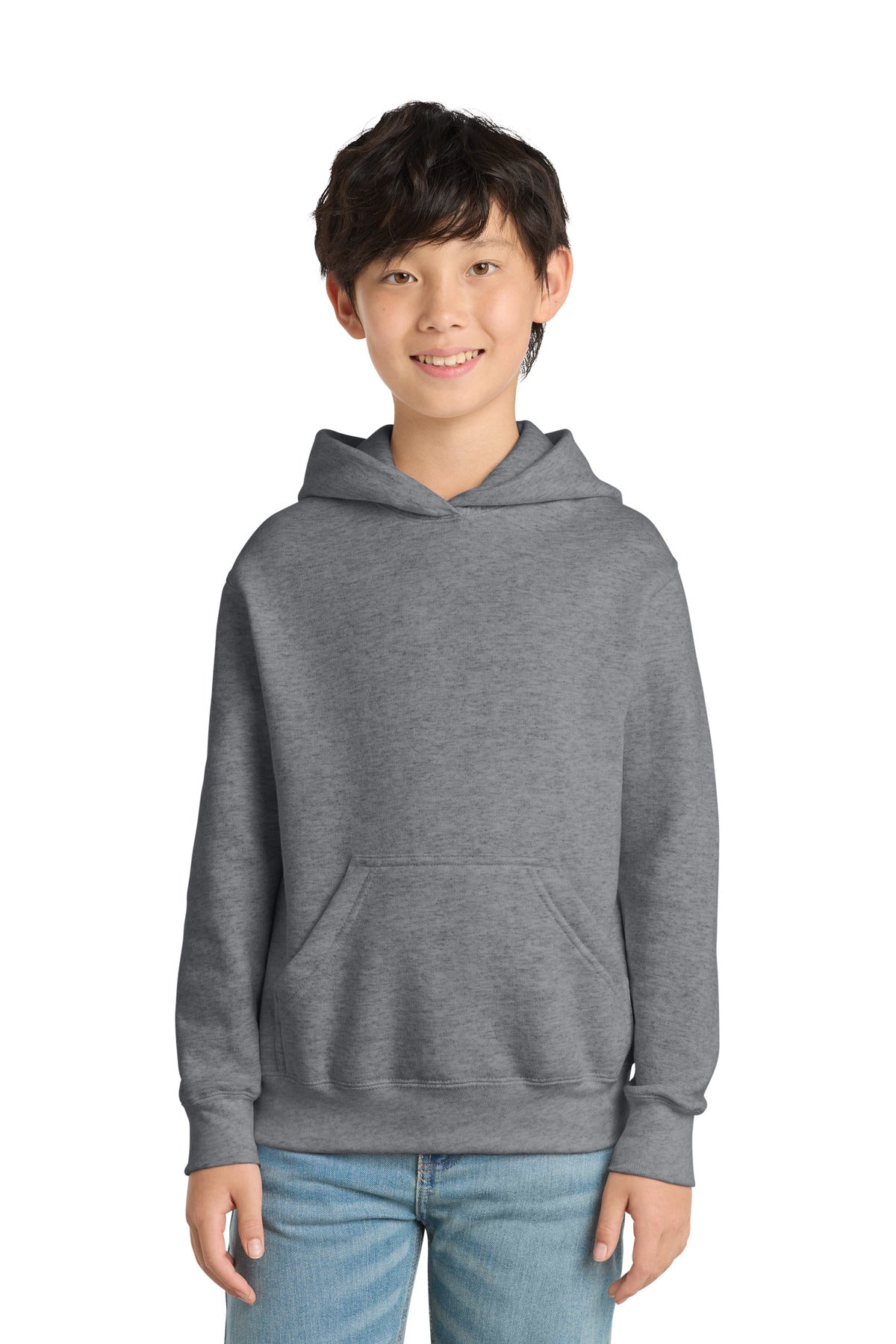 Port & Co™ Youth Core Fleece Pullover Hooded Sweatshirt.  PC90YH
