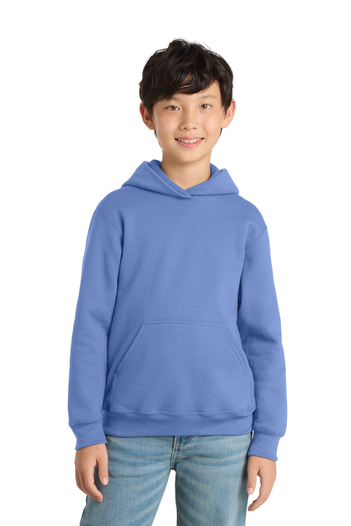 Port & Co™ Youth Core Fleece Pullover Hooded Sweatshirt.  PC90YH