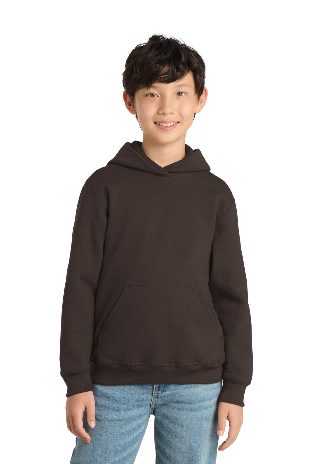 Port & Co™ Youth Core Fleece Pullover Hooded Sweatshirt.  PC90YH