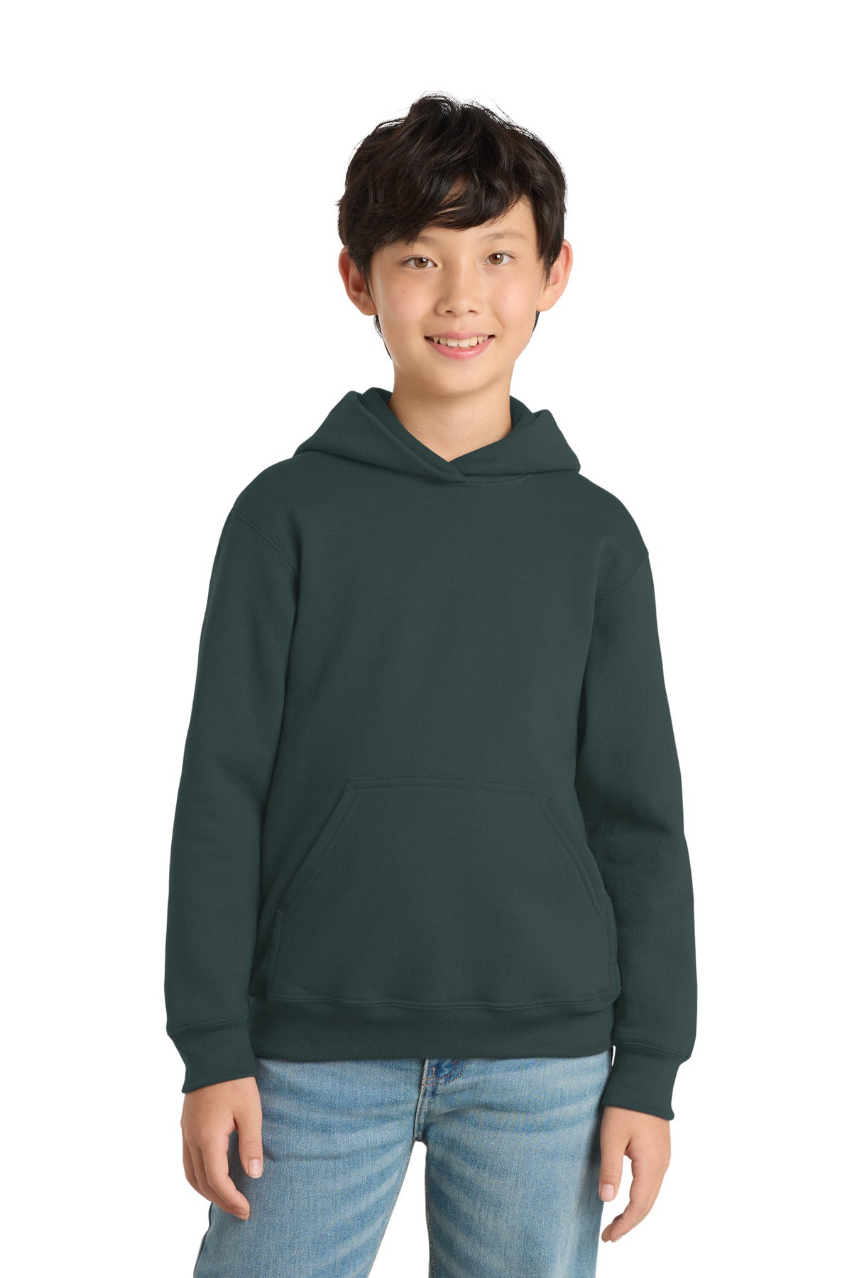 Port & Co™ Youth Core Fleece Pullover Hooded Sweatshirt.  PC90YH