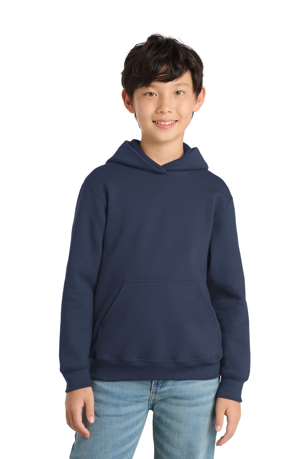 DISCONTINUED Port & Co™ Youth Core Fleece Pullover Hooded