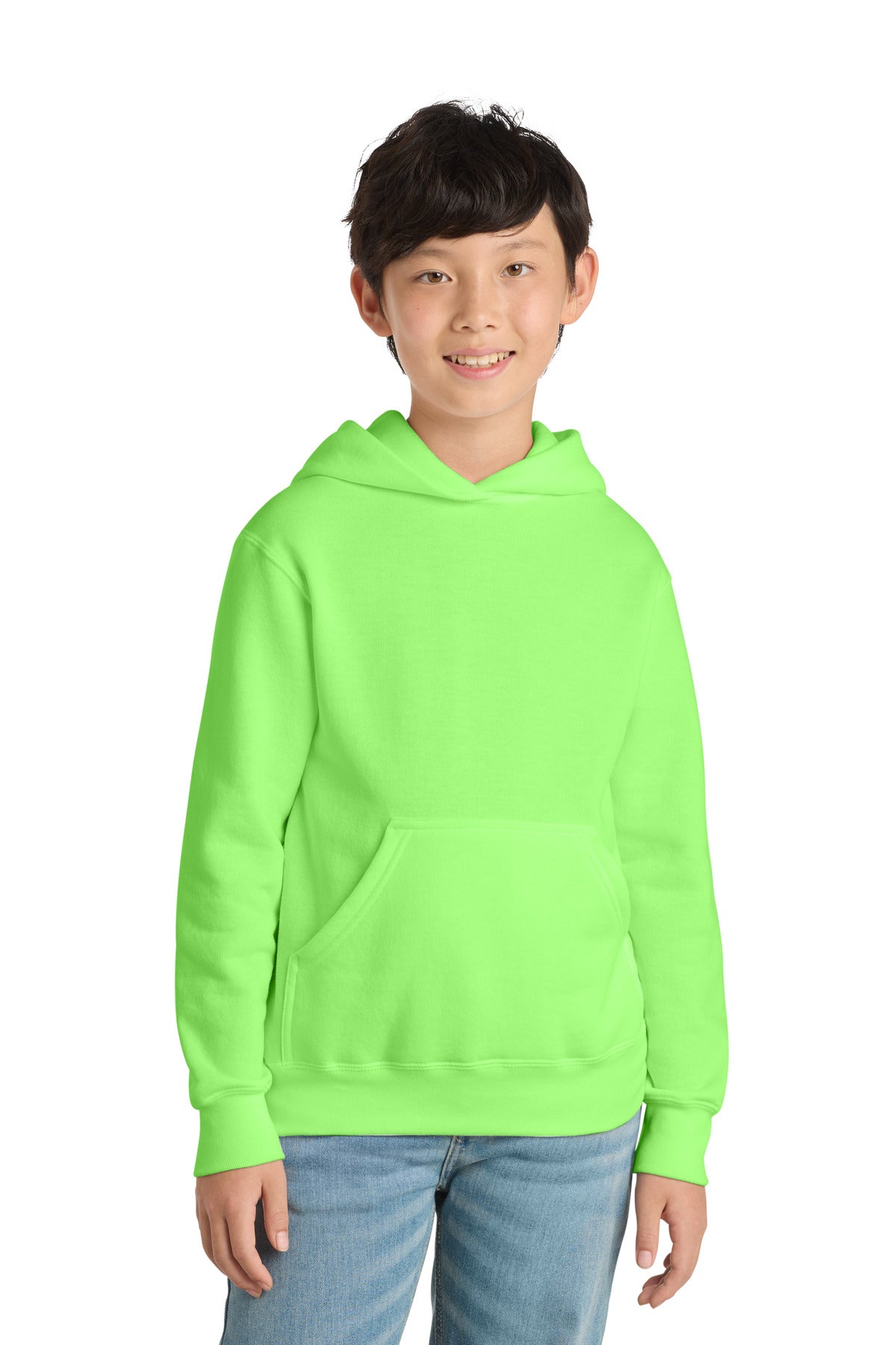 Port & Co™ Youth Core Fleece Pullover Hooded Sweatshirt.  PC90YH