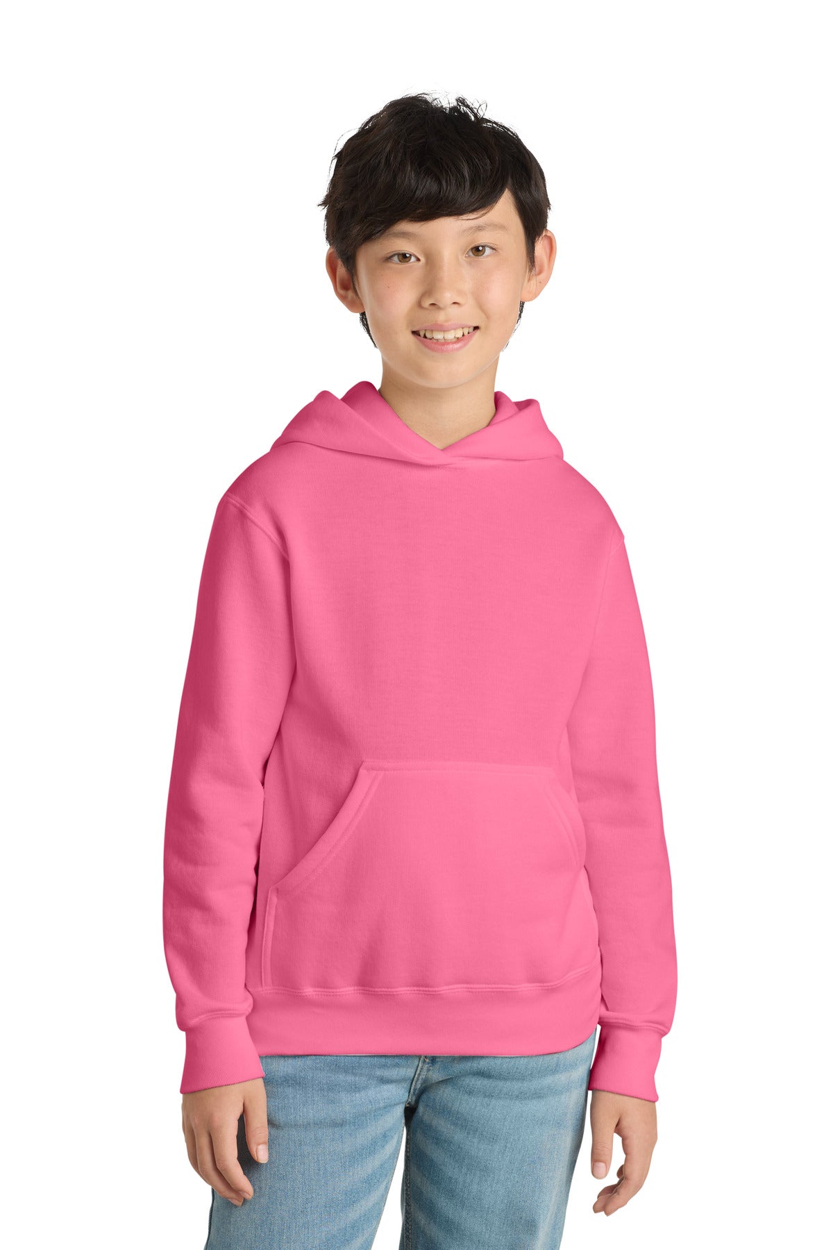 Port & Co™ Youth Core Fleece Pullover Hooded Sweatshirt.  PC90YH