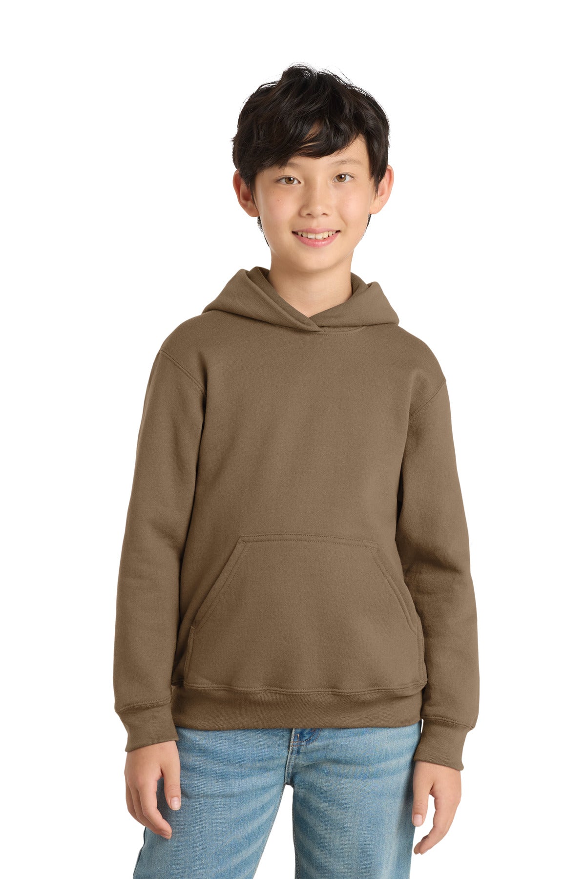 Port & Co™ Youth Core Fleece Pullover Hooded Sweatshirt.  PC90YH