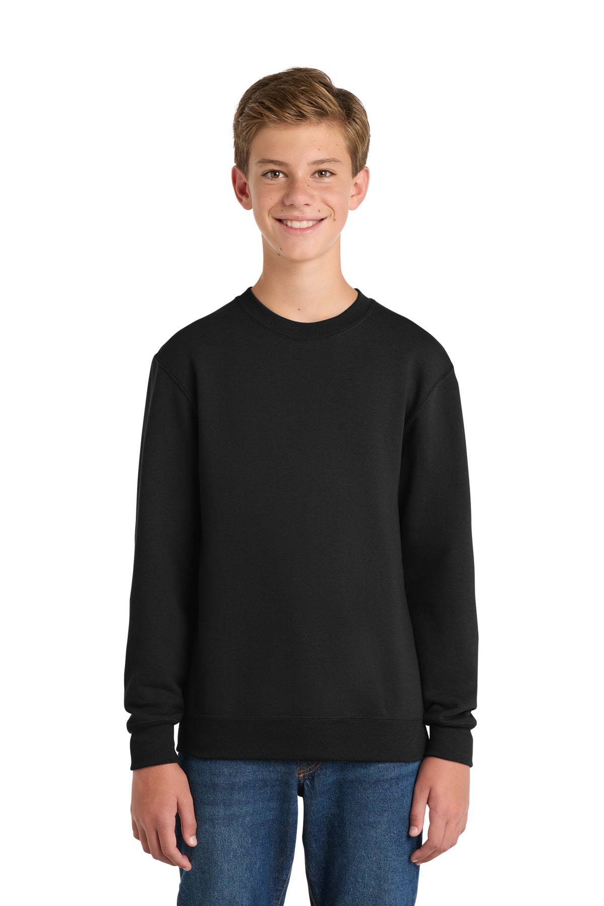 Port & Co™ Youth Core Fleece Crewneck Sweatshirt.  PC90Y
