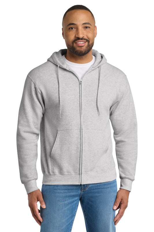 Port & Co™ Tall Essential Fleece Full-Zip Hooded Sweatshirt. PC90ZHT