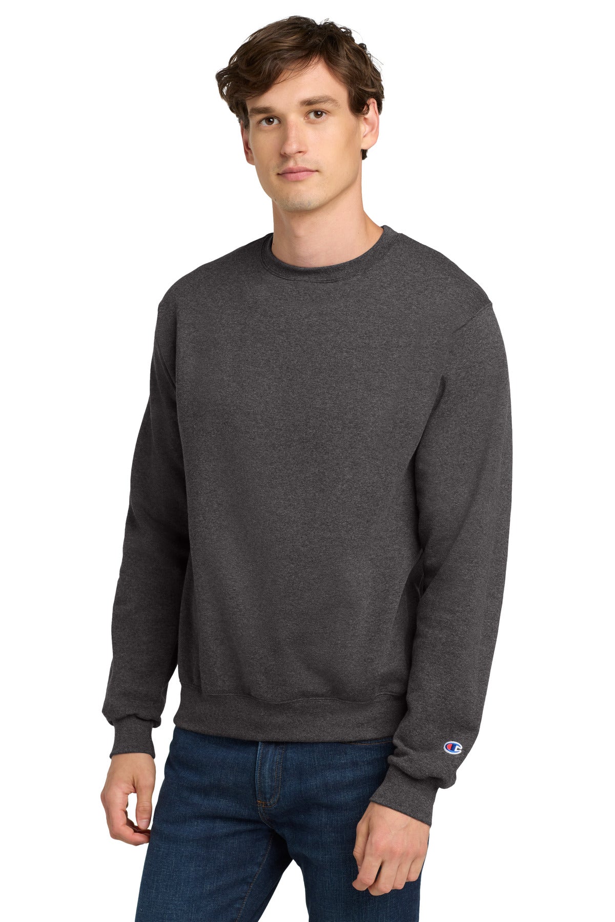 Champion® Powerblend® Crewneck Sweatshirt. S6000 – SanMar Sports