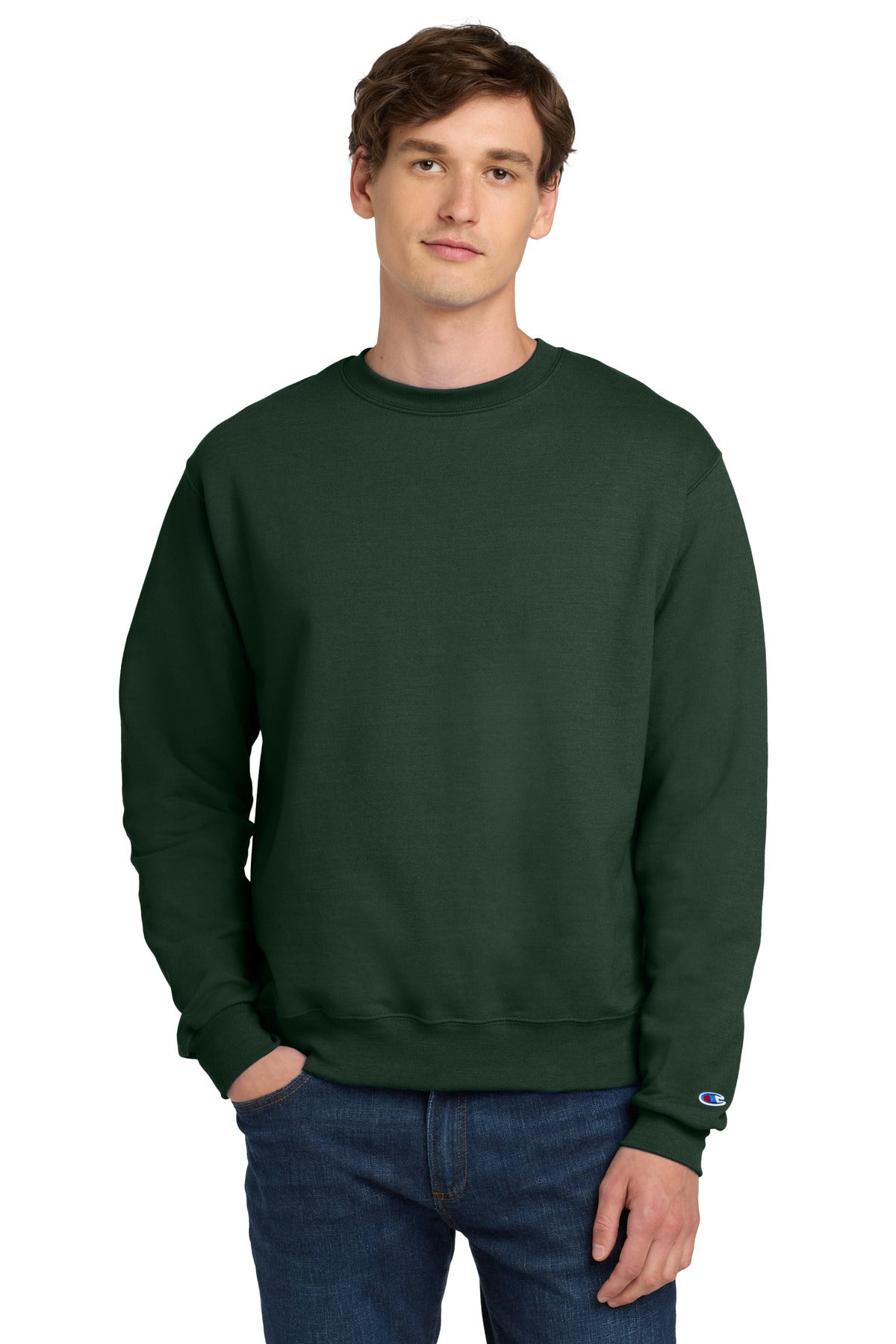 Champion® Powerblend® Crewneck Sweatshirt. S6000 – SanMar Sports