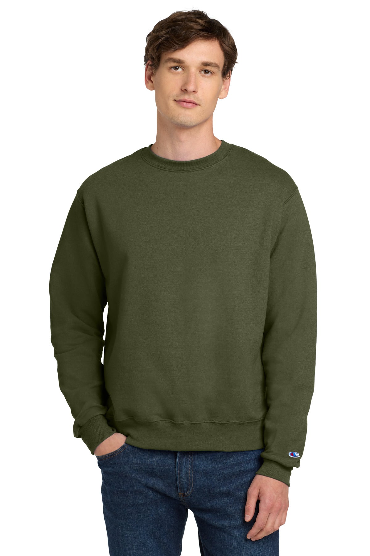 Champion® Powerblend® Crewneck Sweatshirt. S6000 – SanMar Sports