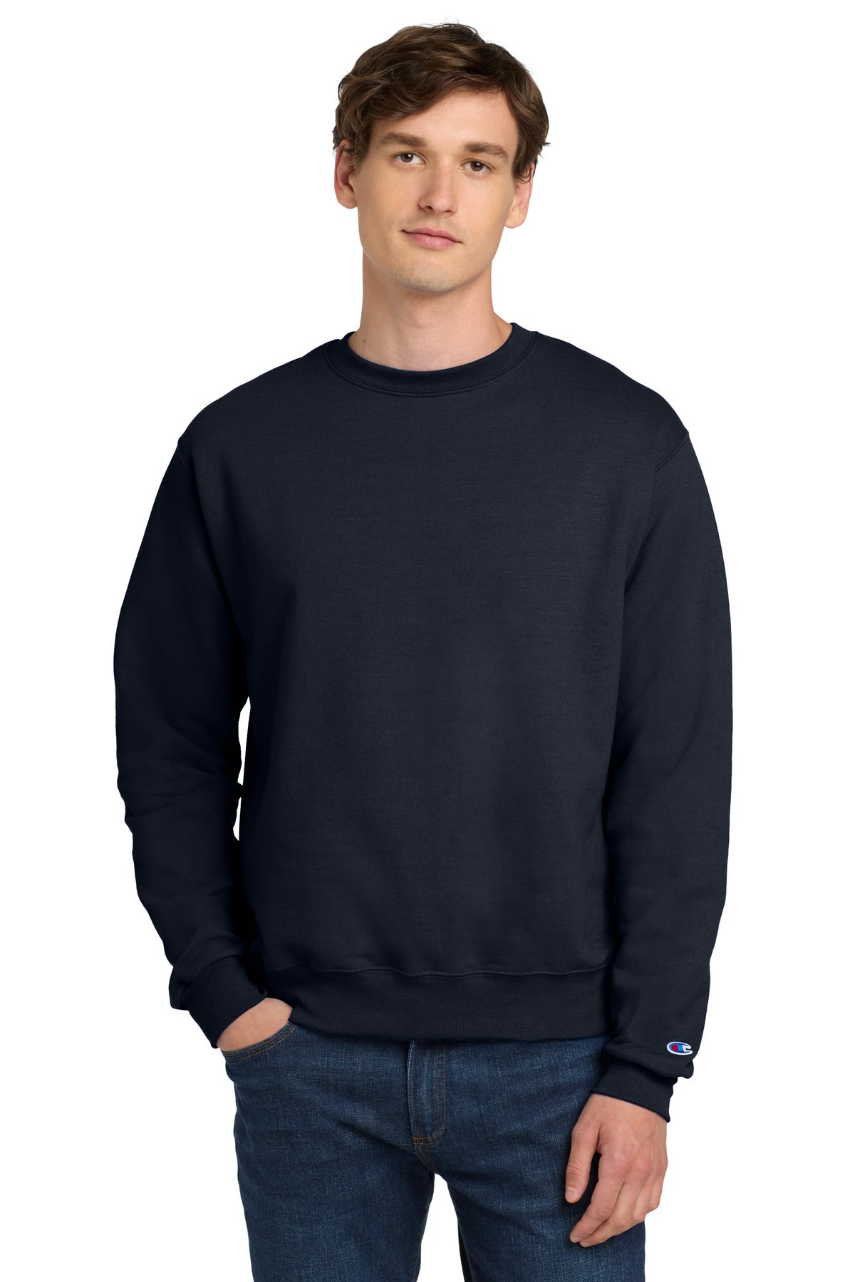 Champion® Powerblend® Crewneck Sweatshirt. S6000 – SanMar Sports