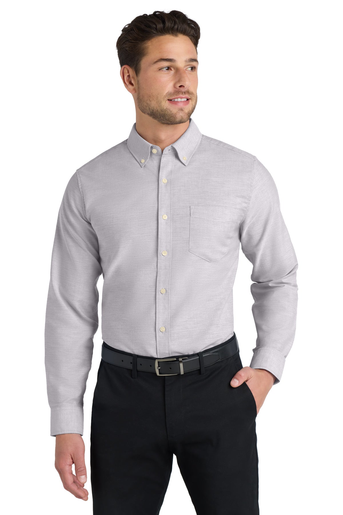 Port Authority® SuperPro™ Oxford Shirt. S658