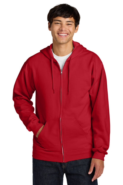 Gildan Softstyle® Midweight Fleece Full-Zip Hooded Sweatshirt SF600