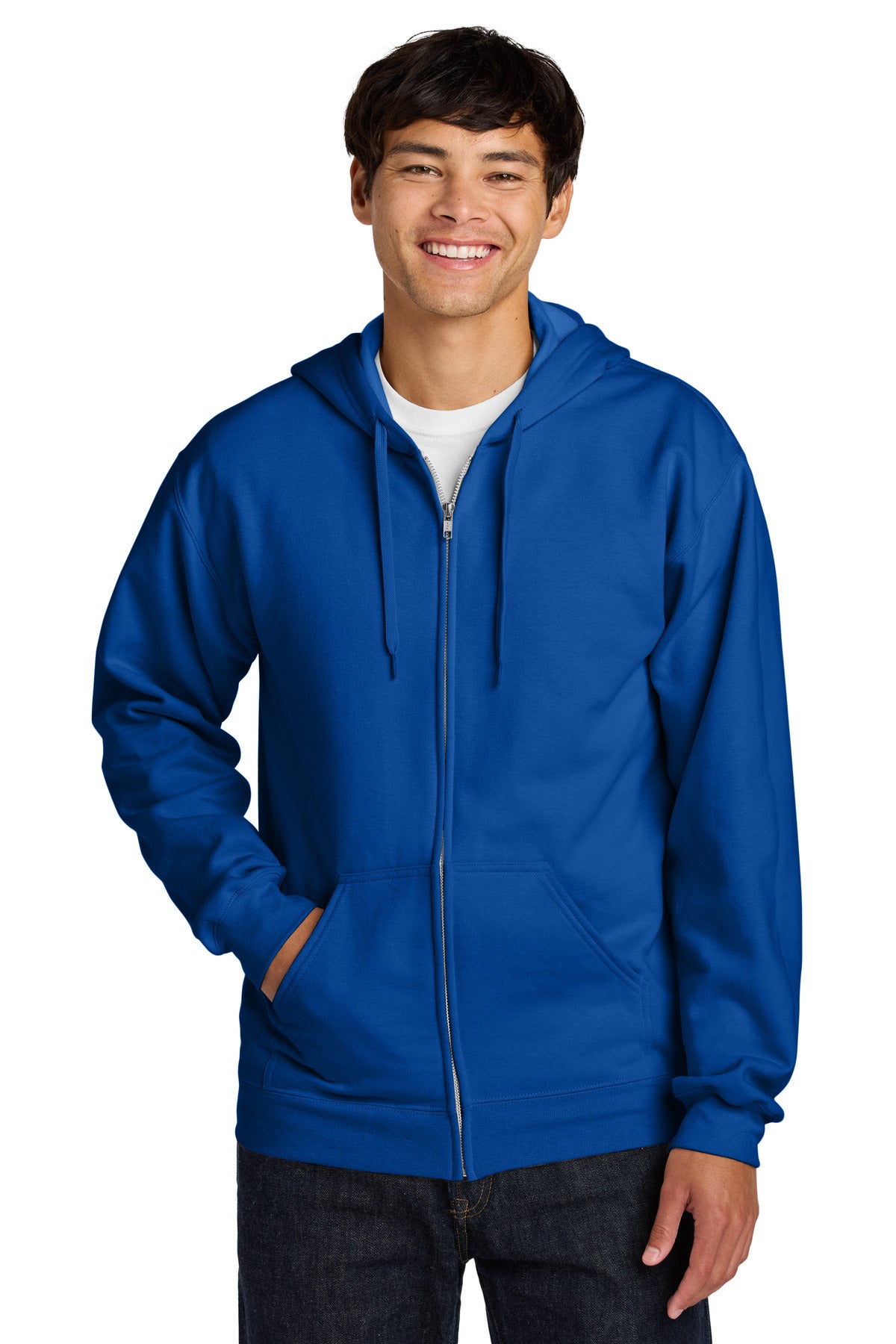 Gildan Softstyle® Midweight Fleece Full-Zip Hooded Sweatshirt SF600